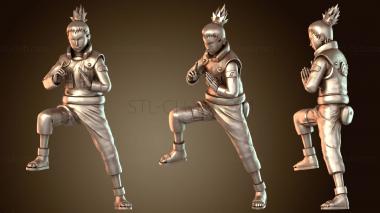 3D модель Хардкорный герой Шикамару Нара Наруто (STL)