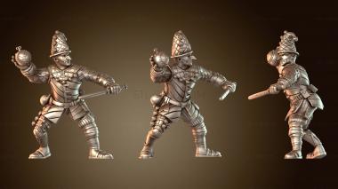 3D модель Яркие арлекины (STL)