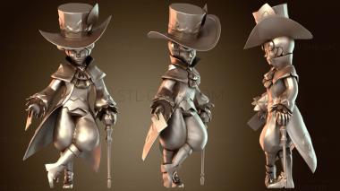 3D модель Harley Mobile Legends Bang Fighter (STL)