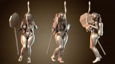 3D модель Девушка-химзащита Каро Стелла (STL)