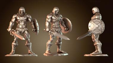 3D модель He-Man Старый Воин Меча (STL)