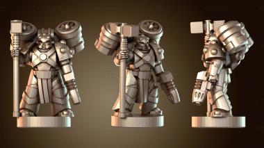 3D модель Тяжелые штурмовые морские пехотинцы, сержант Джастис (STL)