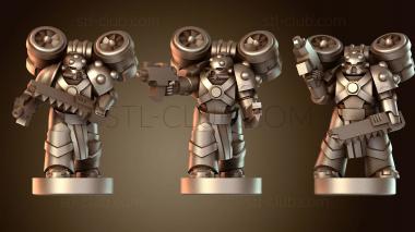 3D модель Тяжелый штурмовой отряд морской пехоты (STL)