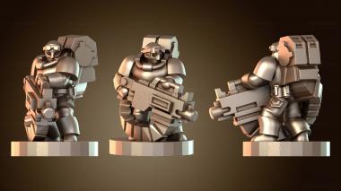 3D модель Тяжелый болтер установлен (STL)