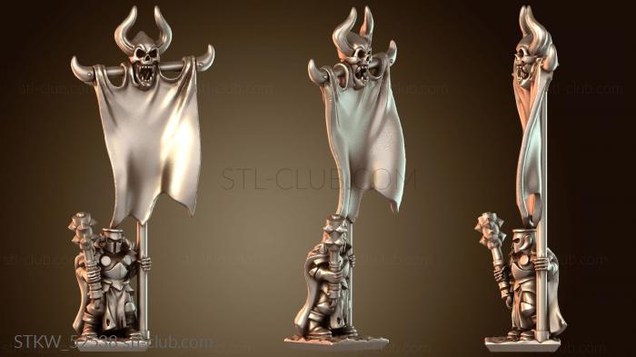 Military Бланк знамени тяжелой пехоты