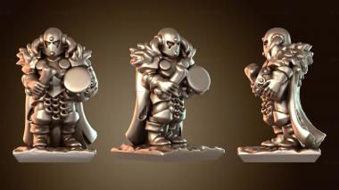 3D модель Музыкант-ветеран тяжелой пехоты (STL)
