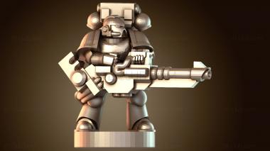 3D модель Тяжелый лазерный бластер (STL)