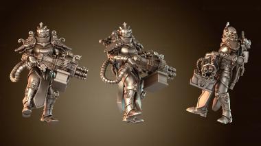 3D модель Надзиратель за тяжелым пулеметом (STL)