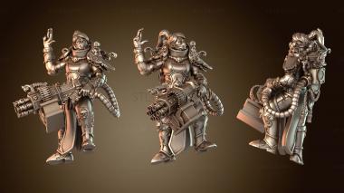 3D модель Тяжелый пулеметчик-палач (STL)