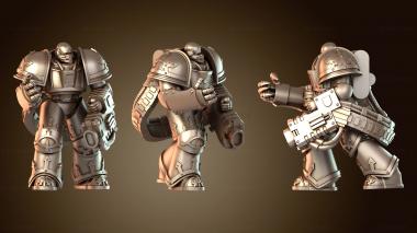 3D модель Тяжелая силовая броня Авангард (STL)