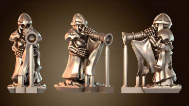 3D модель Тяжелый скелет-музыкант (STL)