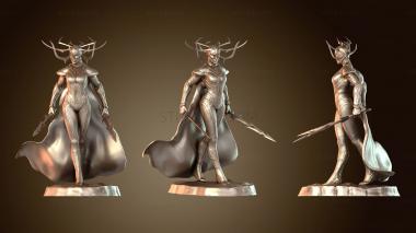 3D модель Хела Богиня Смерти (STL)