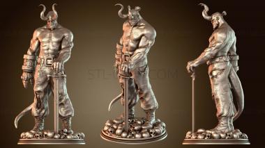 3D модель Гнев Рогов Хеллбоя (STL)