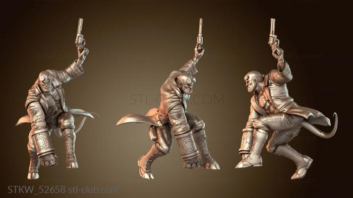 Military Вариант «Хеллбой Короткие Рога»