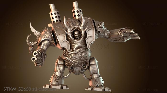 Military Адский зверь Нургл Одноглазый Бегемот