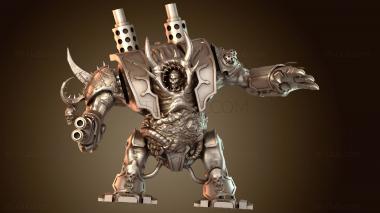 3D модель Адский зверь Нургл Одноглазый Бегемот (STL)