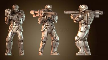 3D модель Специалист по ракетам Helljumpers (STL)