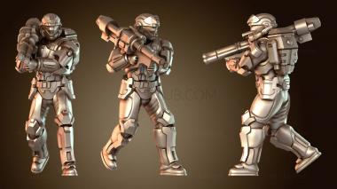 3D модель Тактическая ракетная установка Helljumpers Helljumper (STL)