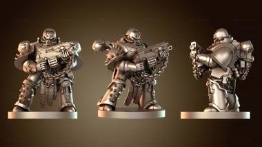 3D модель Еретик Болтер Хаос (STL)