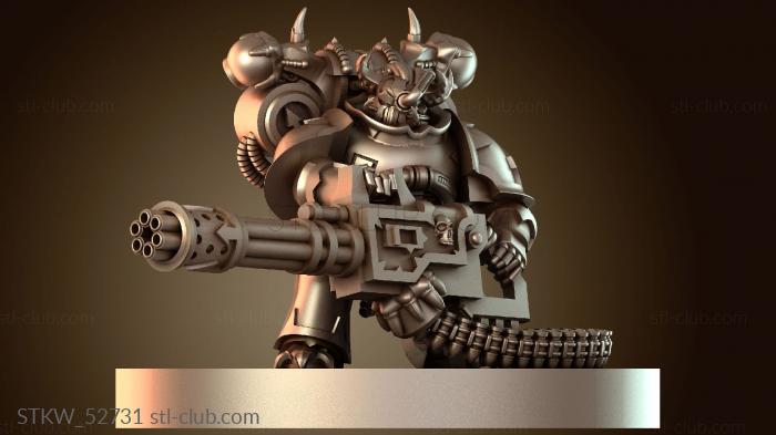 Military Еретик Цепная Пушка Хаос