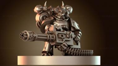 3D модель Еретик Цепная Пушка Хаос (STL)