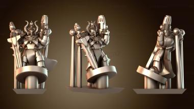 3D модель Лорд-командующий Космических Десантников Хаоса Еретика (STL)
