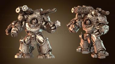 3D модель Heretic Oblit RTP Gatling Blaster (STL)