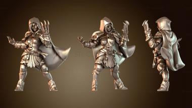 3D модель Герой-убийца в плаще (STL)