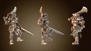 3D модель Герой Варвар Налетчик (STL)