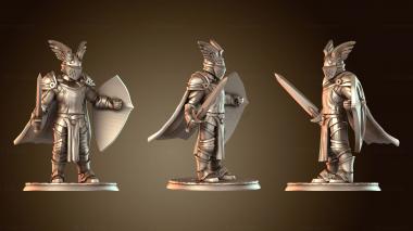 3D модель Демонстрационная фигурка Паладина из Hero Forge (STL)