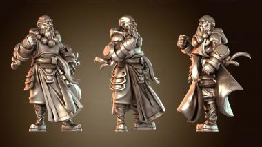 3D модель Герой-монах Кулачный боец (STL)