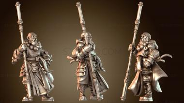 3D модель Герой-монах-стафмастер (STL)