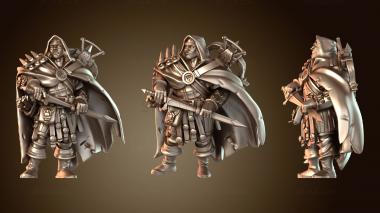 3D модель Герой-разбойник в маске (STL)