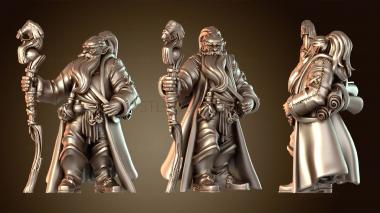 3D модель Герой-волшебник-маг (STL)