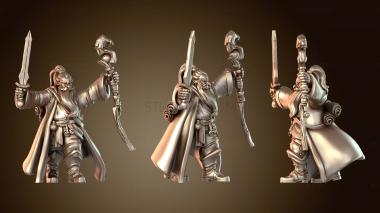 3D модель Герой-волшебник-заклинатель (STL)
