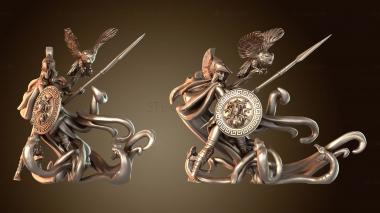 3D модель Герои Афина Богиня (STL)