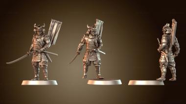 3D модель Герои Достопочтенные Самураи (STL)