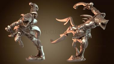3D модель Heroes Sharkman Champion (STL)