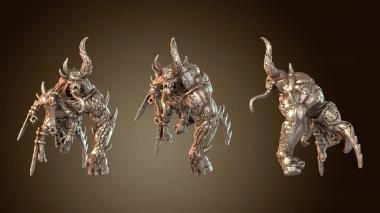 3D модель Проклятые преданные, одержимые проклятыми мучениями (STL)