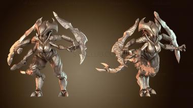3D модель Воин Улья бронированный (STL)