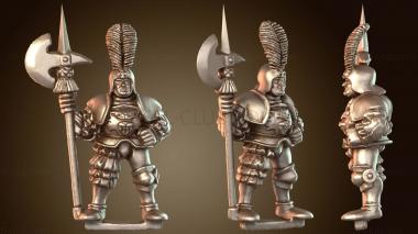 3D модель Алебардист Священной Римской империи (STL)