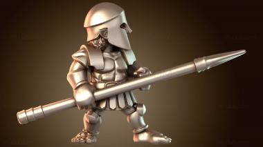 3D модель Воин-гоплит стойкий (STL)