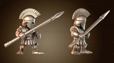 3D модель Закаленный воин-гоплит (STL)