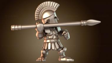 3D модель Гоплит воин рыцарский (STL)