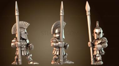 3D модель Воин-гоплит цепкий (STL)