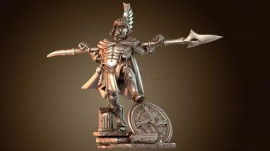 3D модель Гоплиты Светлые Эльфы Копейщики (STL)