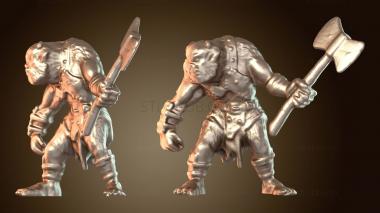 3D модель Horned Skull Brutes nedp (STL)