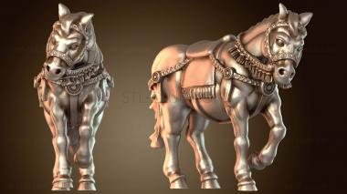 3D модель ЛОШАДЬ дикая (STL)