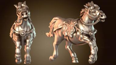 3D модель ЛОШАДЬ проворная (STL)