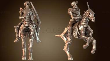 3D модель Опытный конный лучник (STL)